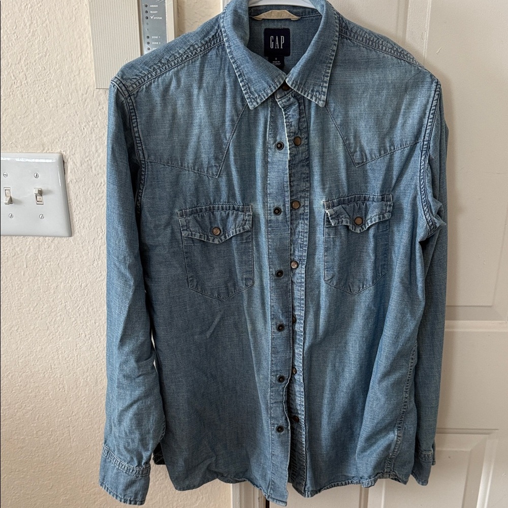 GAP Classic Blue Denim Shirt